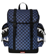 Sprayground Shark In Paris Backpack Checkered Luxury Cargo Books Bag NEW LIMITED