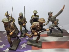 Vintage Lineol German Toy Soldiers Lot