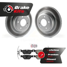 Rear Coat Disc Brake Rotors Semi-Metallic Pad Kit For 2012-2012 BMW X1 xDrive28i