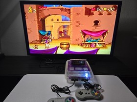 Super Famicom Console , 2 Controllers , Games Reconditioned and recapped【Tested】