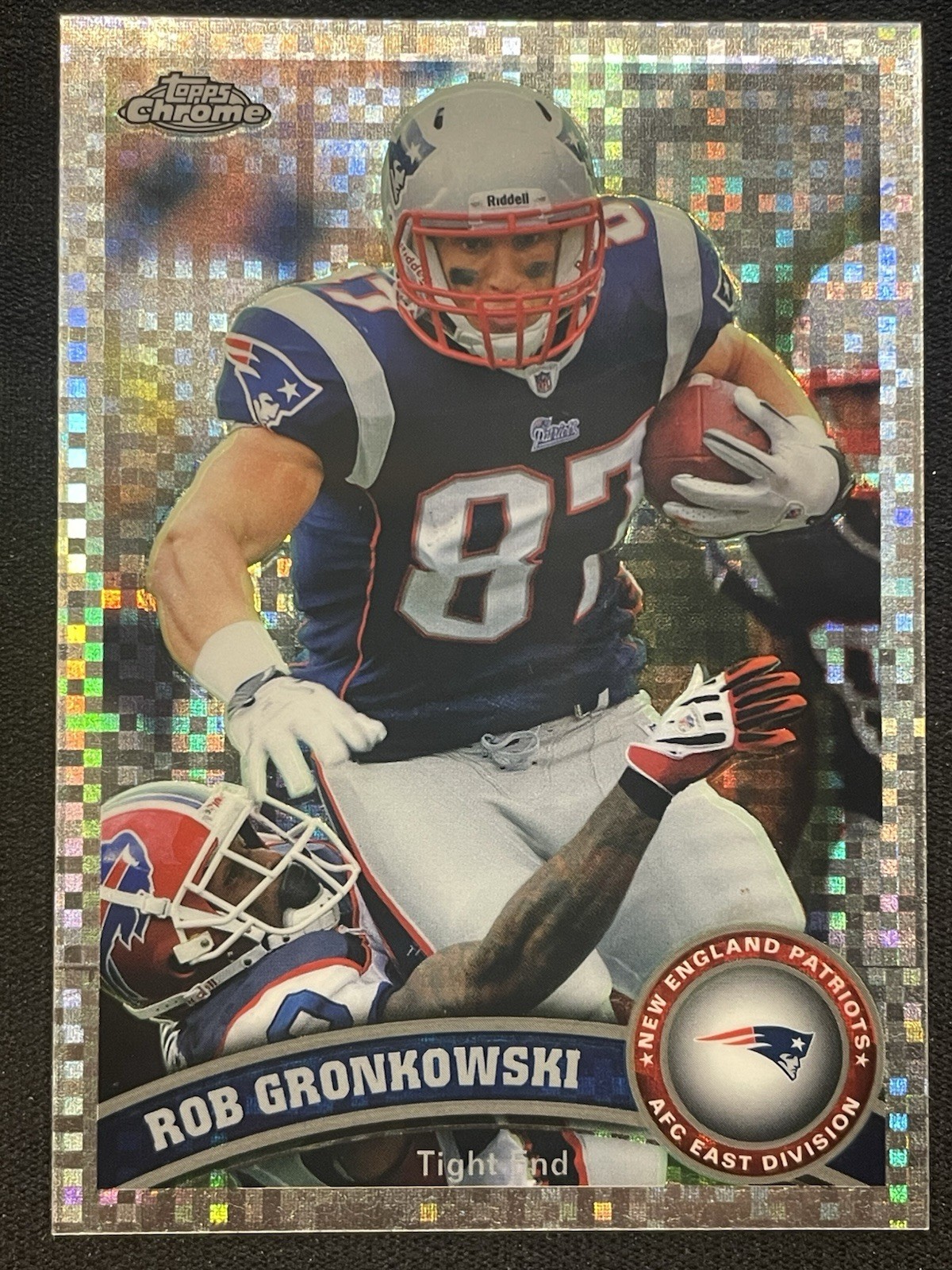 2011 Topps Chrome X-Fractor Rob Gronkowski #132
