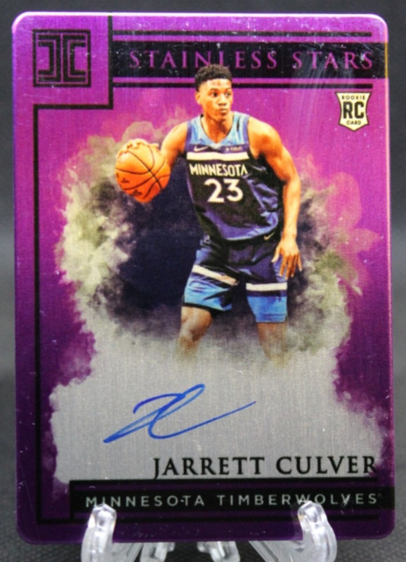 2019-20 Panini Impeccable Stainless Stars Purple Jarrett Culver 12/49  #ST-JCV