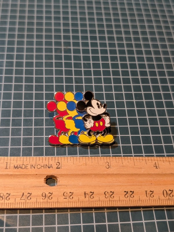 DISNEY MICKEY MOUSE COLORFUL SILHOUETTES PIN