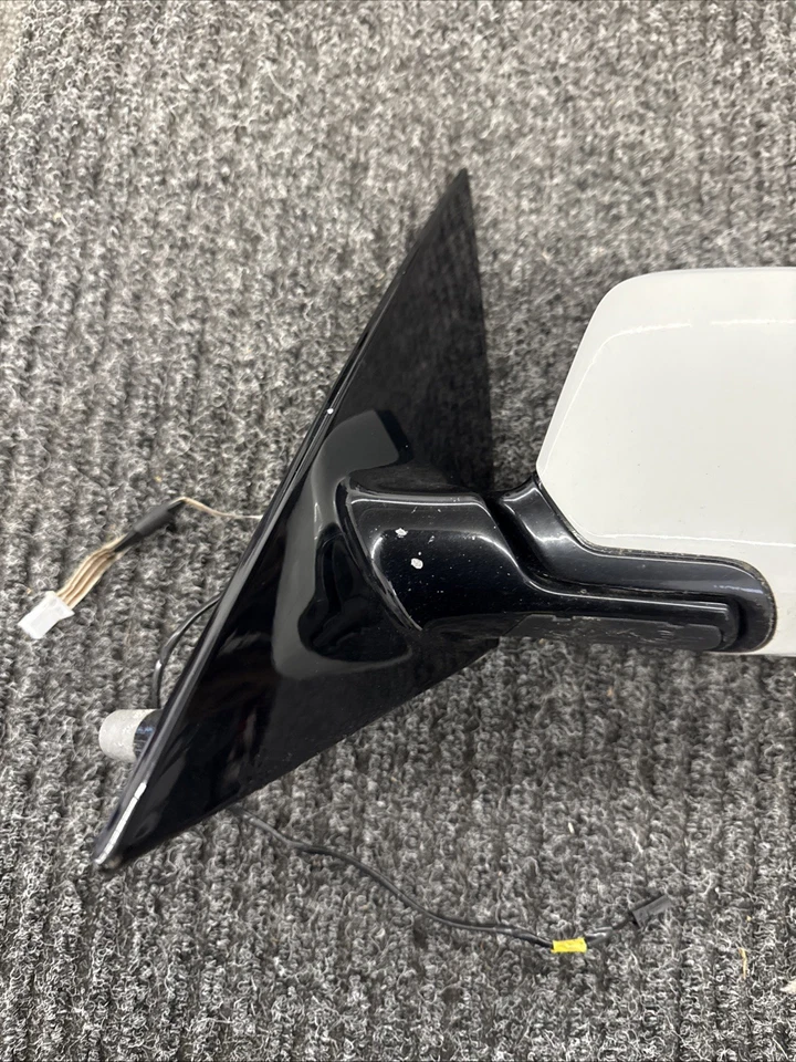 Espelho de porta elétrica 2007-2009 Bmw X3 driver visão lateral esquerda branco PY9R3 - Imagem 3 de 4