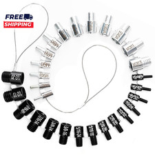 Nut and Bolt Thread Checker Thread Checker Standard and Metric Bolt Size