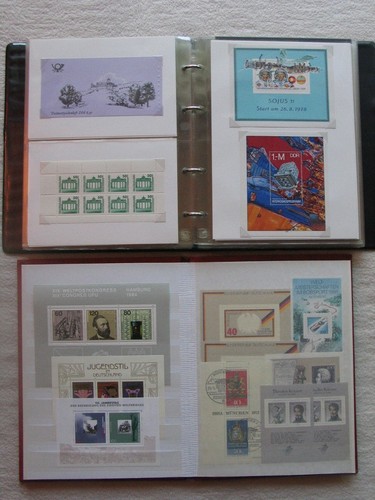 Briefmarken **/o + Belege Deutschland u.a. viele Blocks auf 76 Seiten - Bild 8 von 24