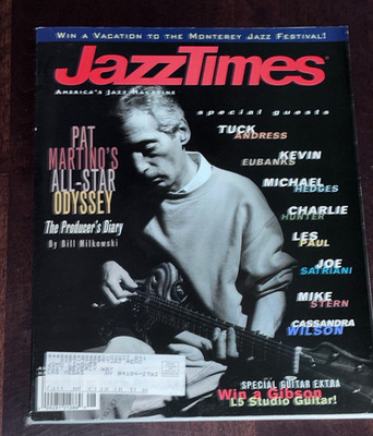 Jazz Times Magazine Aug 1997 Pat Martino Tuck Andress Kevin Eubanks Joe Satriani