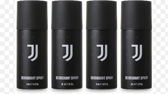4x JUVENTUS DEO SPRAY 150ML , Pack of 4 - Brand New