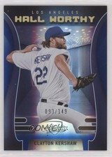 2022 Panini Absolute Hall Worthy Spectrum Blue 93/149 Clayton Kershaw #HW-5 qf6