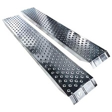Loading Ramps, 2 Steel Ramps Heavy Duty for Van, Lawnmower, ATV, Quad