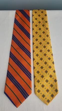 Lot of 2 Robert Talbott SILK NECKTIE Best of Class Nordstrom Mark Shale Silk Tie