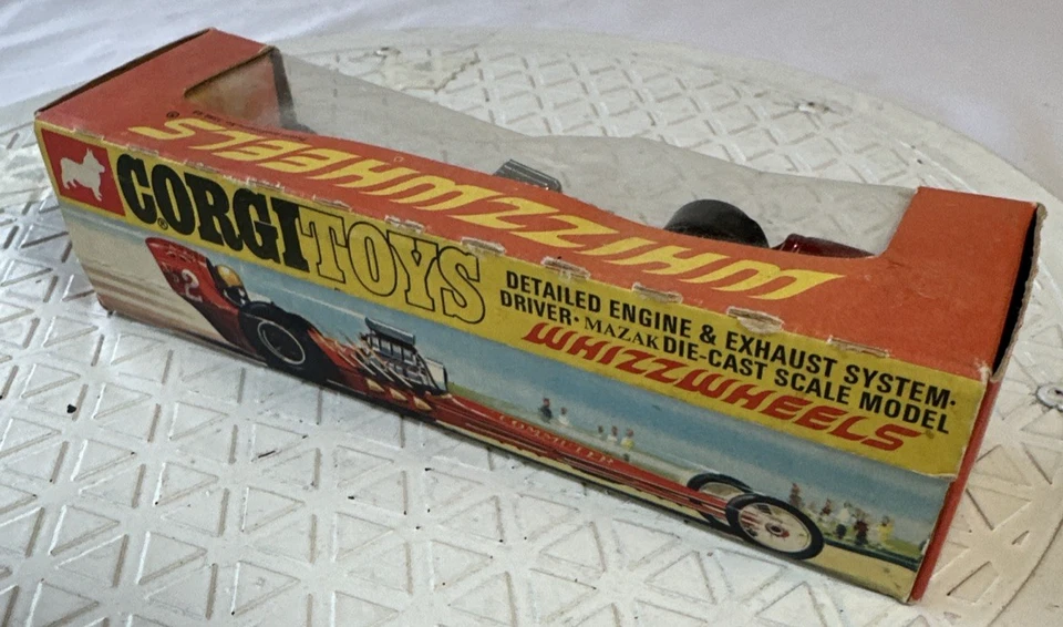 CORGI TOYS 161 Commuter Dragster Whizzwheels Diecast Original Box (48R) - Image 3 of 4