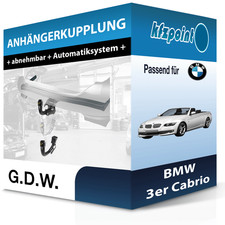 Für BMW 3er Cabrio 08.2006-jetzt G.D.W. Anhängerkupplung abnehmbar neu