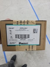 Panduit CFPL2SY Faceplate Stainless Steel 2 Port Single Gang Metallic--10 Pack