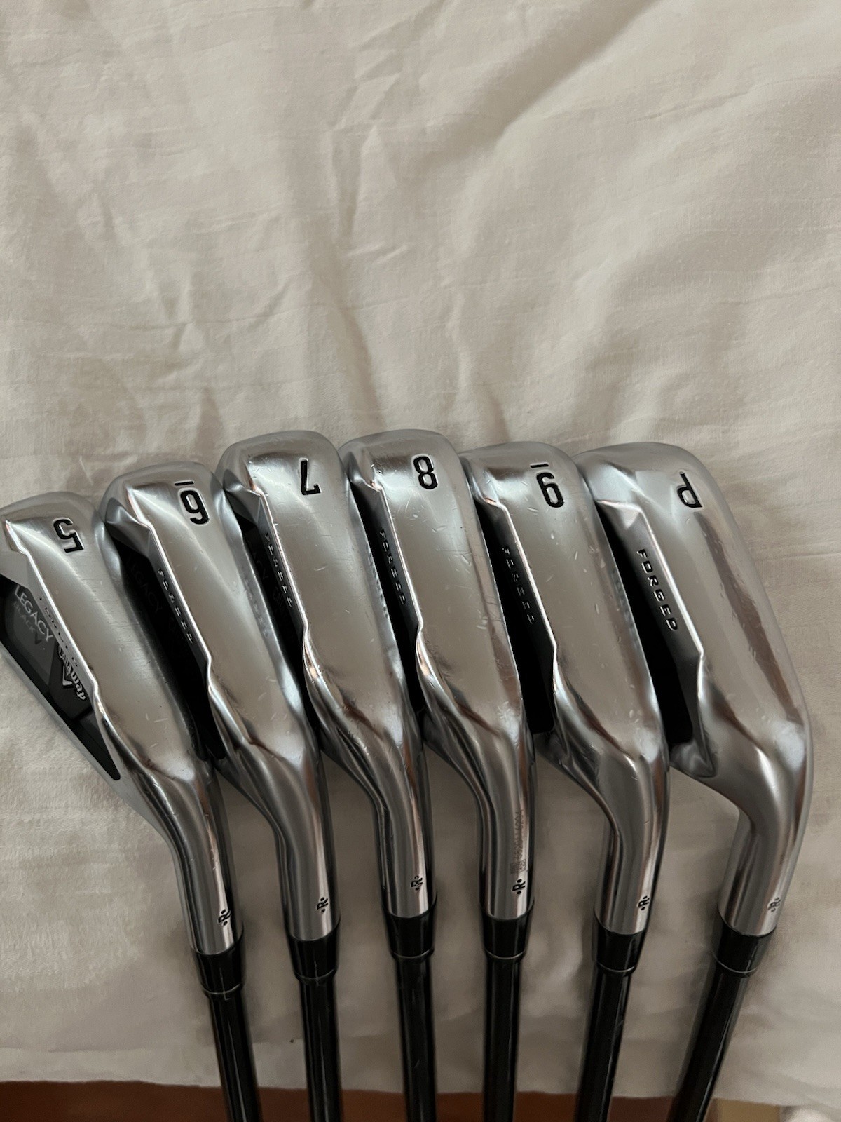 ENDO JAPAN Made Callway Legacy Black Forged MRH Irons Stenson 5-PW TOUR AD 85Stf