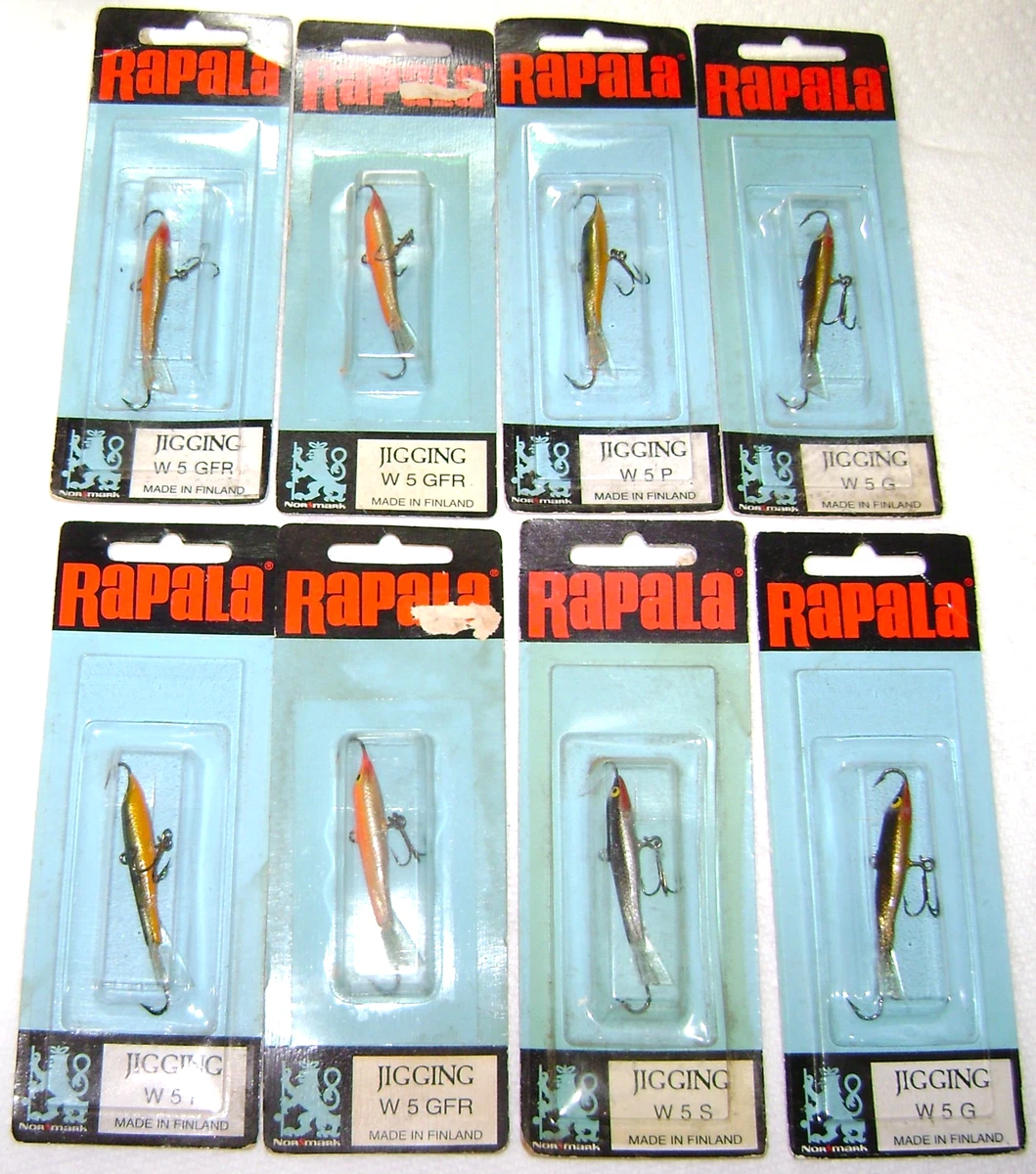 Esca Da Pesca Rapala Jigging Rap W9 – Color Glow Hot Perch, 3 1/2, Per Acqua Dolce