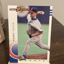 Pinnacle 1998 Performers Kerry Wood #123 Chicago Cubs Rookie Baseball Card. rookie card picture