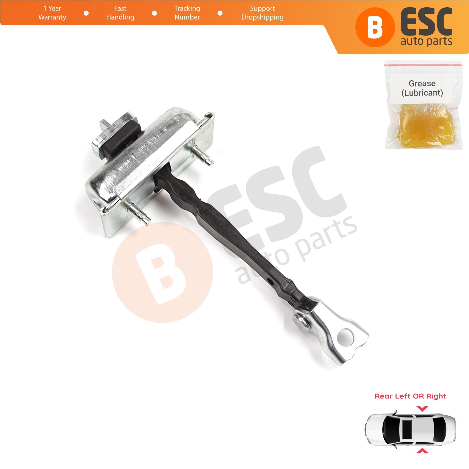 Rear Door Stop Assy Limiter for Vauxhall Opel Insignia B 2017-On Buick Regal 6