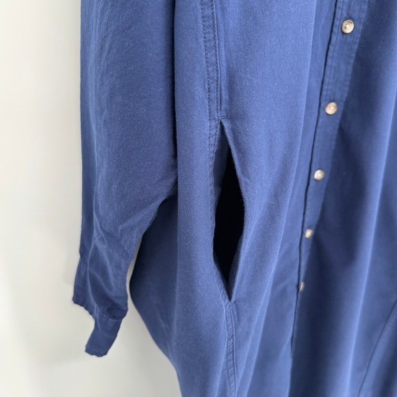 Universal Thread Navy Blue Knee Length Shirt Dres… - image 7