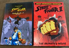 Street Fighter II The Animated Movie Uncut Uncensored AND SF Alpha Anime DVDs