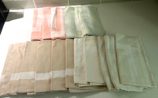 Frette Napkins - Assorted Colors - Pink, Mint Green, Beige and Ivory