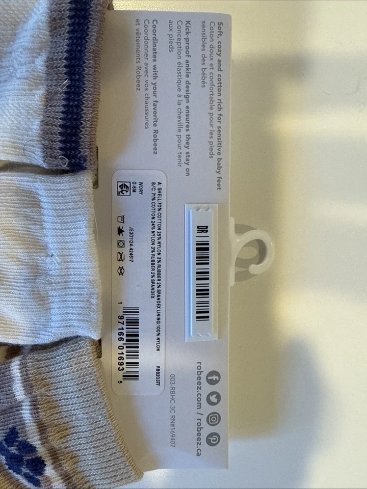 ROBEEZ Calcetines Infantiles a Prueba de Patadas 3 PARES ENVÍO GRATUITO 0-6M Calcetines para Cachorro Foto 3 de 4