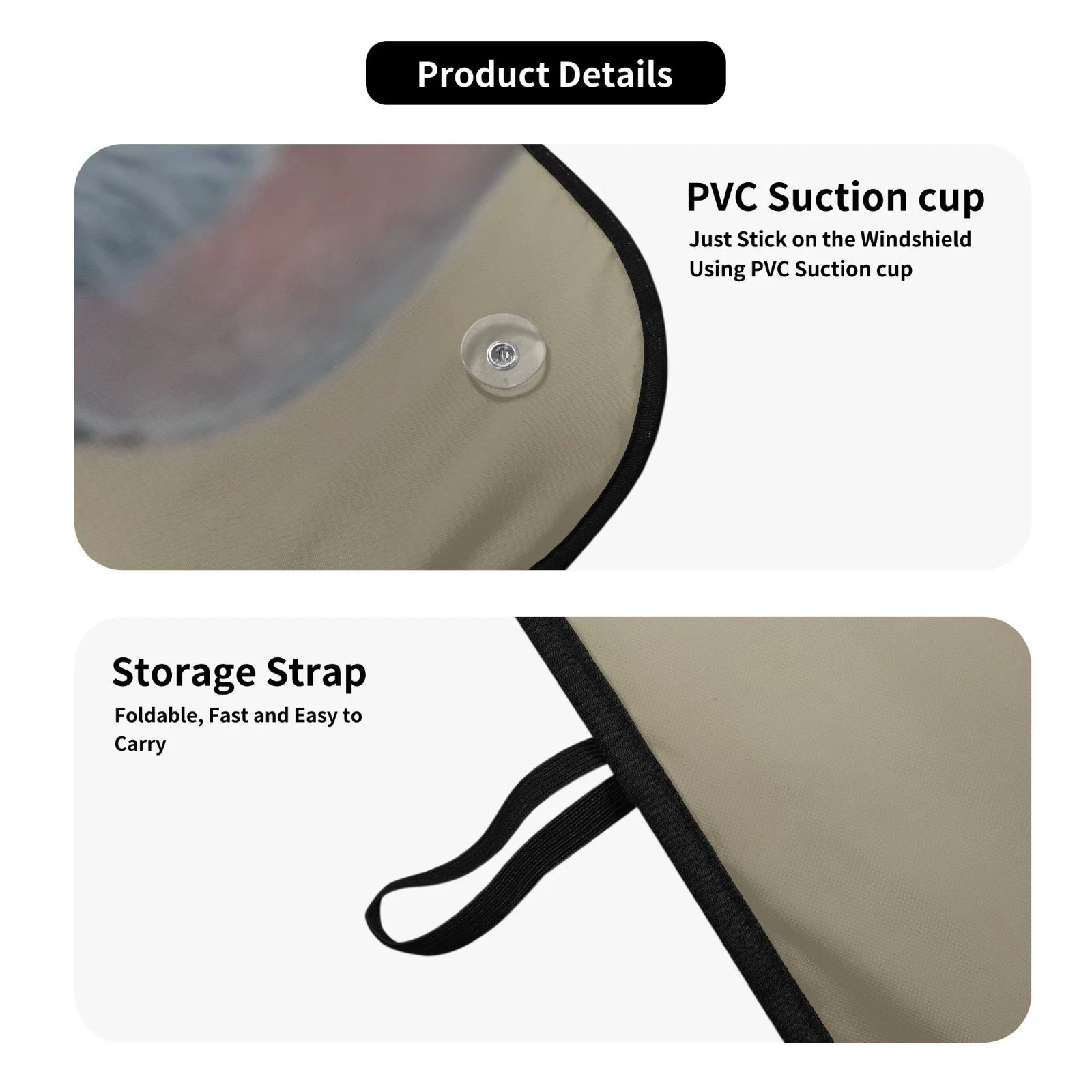 Cute Stitch Reaching Out Car Sun Shade Front Windshield Cover Funny Cartoon Gift