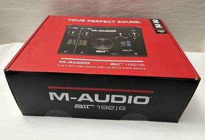 New M-AUDIO AIR 192|6 Audio Interface. Sealed  (SH-17)