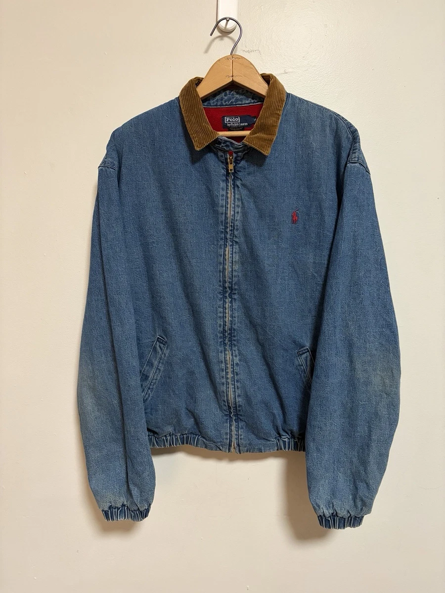 vintage polo ralph lauren denim jacket products for sale | eBay