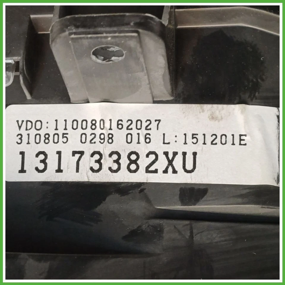 Quadro Strumenti Contachilometri Tachimetro VDO 110080162027 OPEL MERIVA X03 1.6 - Imagen 4 de 4