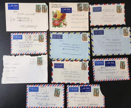 Australia decimal covers 1971 Art Grave Posts