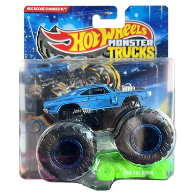 Hot Wheels Monster Trucks Die-Cast 1:64 Scale Vehicle - 1970 Dodge Charger R/T