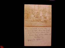 1910 Real Photograph Postcard Spot of 1st Kentucky Civil War Soldier's Killing