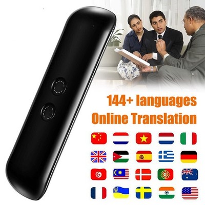 Smart Two-Way Real Time 144 Languages Portable Translator Device Instant Voice