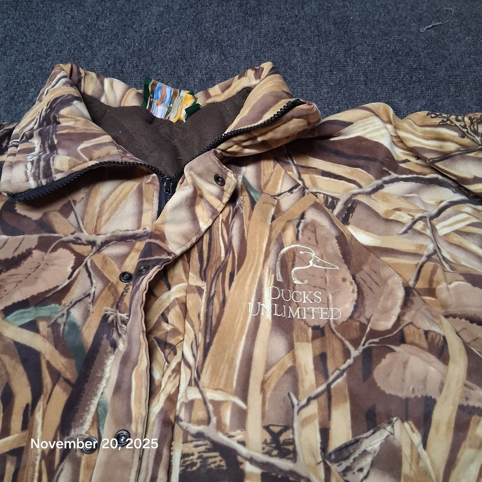 Chaqueta camuflada de caza suave ilimitada Advantage Wetlands Ducks talla XL Foto 2 de 4