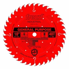 Freud LU72R010 10" 40T General Purpose Table Saw Blade