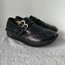 Alegria Alli Special Serpent Leather Comfort Shoes ALL-726 Women SZ US 11 EU 41