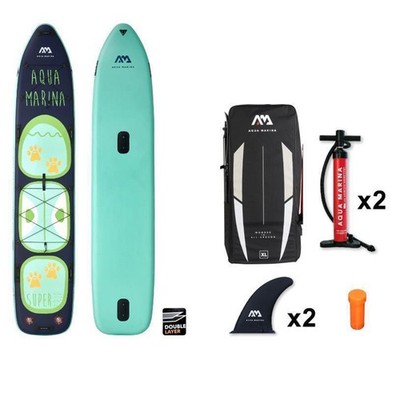 Aqua Marina SUP Super Trip Tandem 14.0 Stand Up Paddle Board Modell 2022 SET