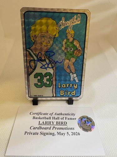 Larry Bird 1985 Prism Jewel Stickers card