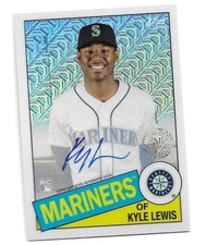 Kyle Lewis /299 Auto 1985 Topps 2020 35th Anniversary Silver Pack  85C-39