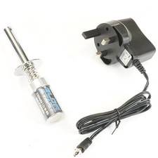 Fastrax 2100Maah Glow Starter and Charger (Uk Plug) FAST50
