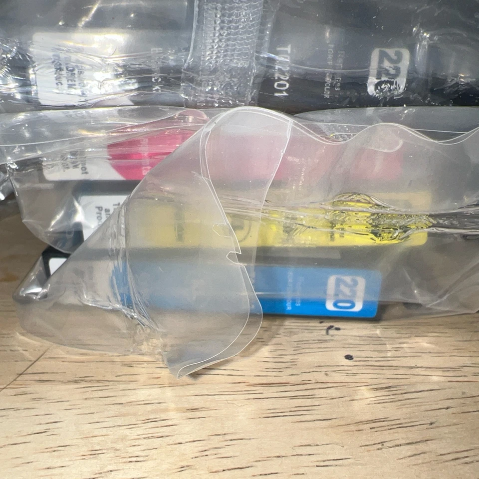 4pk Genuine Epson 220XL Black & 220 Color Ink WF2630 WF2760 WF2660 & 4pk generic - Image 2 of 4