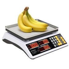 Price Computing Scale, Digital Food Commercial Scale, 66lb/30kg Electronic Count