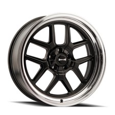 Ridler Wheels 610 17x7 0 Matte Black Polished 5x120.65 5x4.75 Qty 4