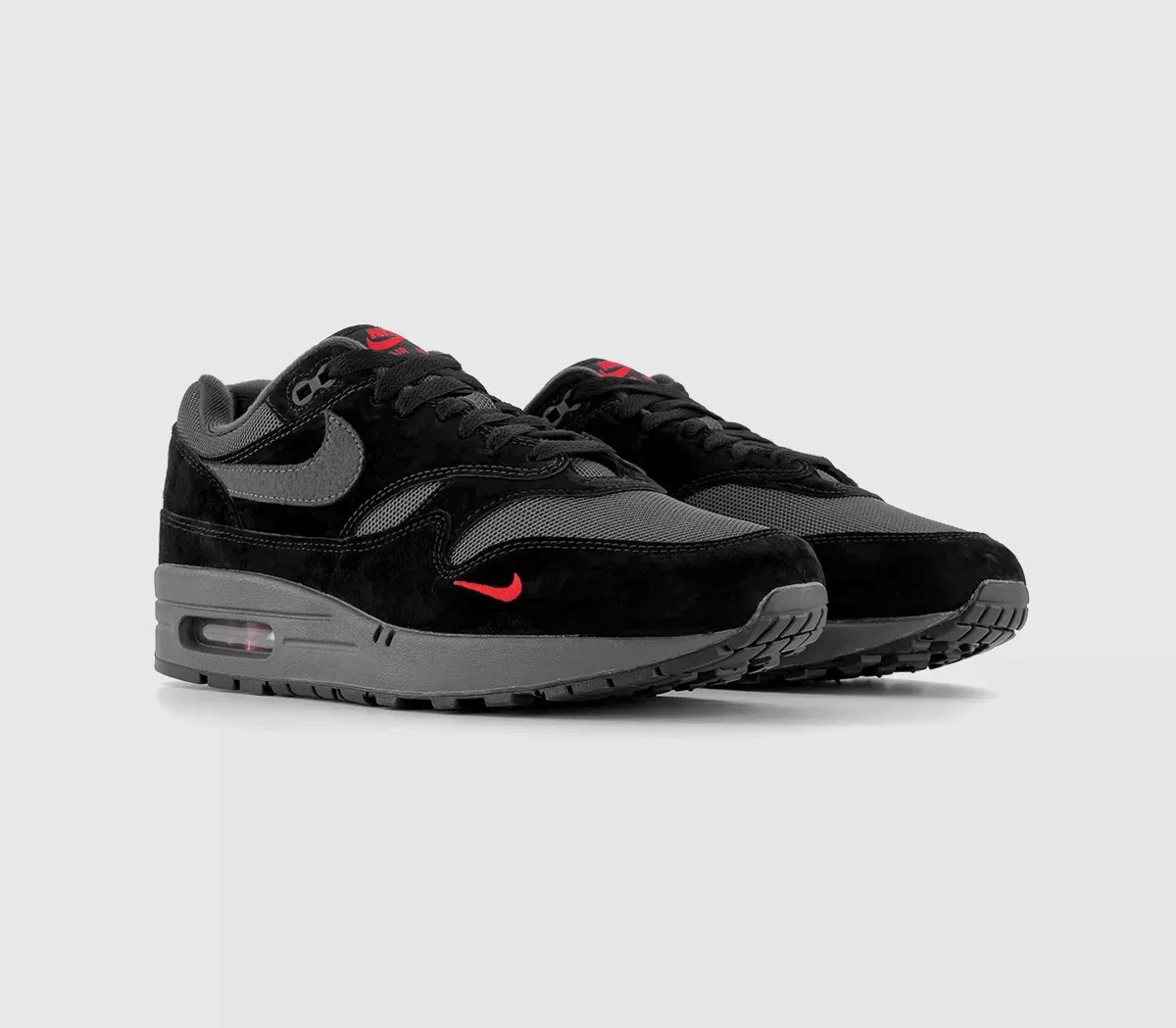 Nike Air Max 1 Black Red 'Bred' Men's Trainers Sneakers All Sizes BNIB RRP £140