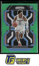 2021-22 Panini Prizm #286 Aaron Wiggins Green