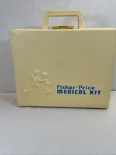 Vintage 1977 Fisher Price Medical Kit 936 Doctor Nurse Pretend Play Not Complete