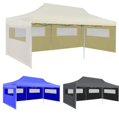 Gartenpavillon Partyzelt 3x6m Garten Pavillon Pop-Up Festzelt Faltpavillon Zelt