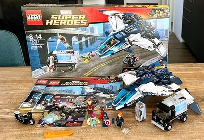 LEGO Super Heroes 76032 The Avengers Quinjet Verfolgungsjagd + Comic + BA + OVP