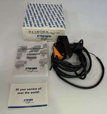 PIAB Vacuum Products Vacuum Switch 31.16.064 / 3116064 New